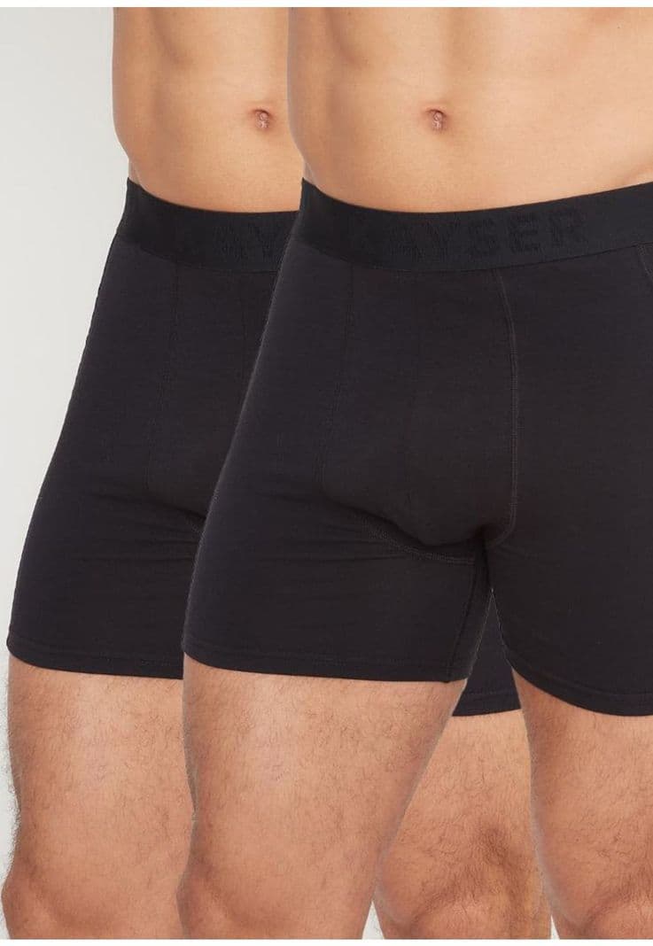 Pack 2 Boxers Largo Algodon P293.80W-NEG1 Negro XXXL