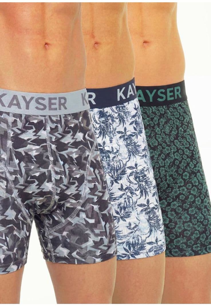 Pack 3 Boxer Algodon P393.276-GRI Gris M