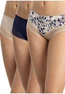 Pack 3 Pantaletas Mujer Kayser P314024-BEI1 Beige L
