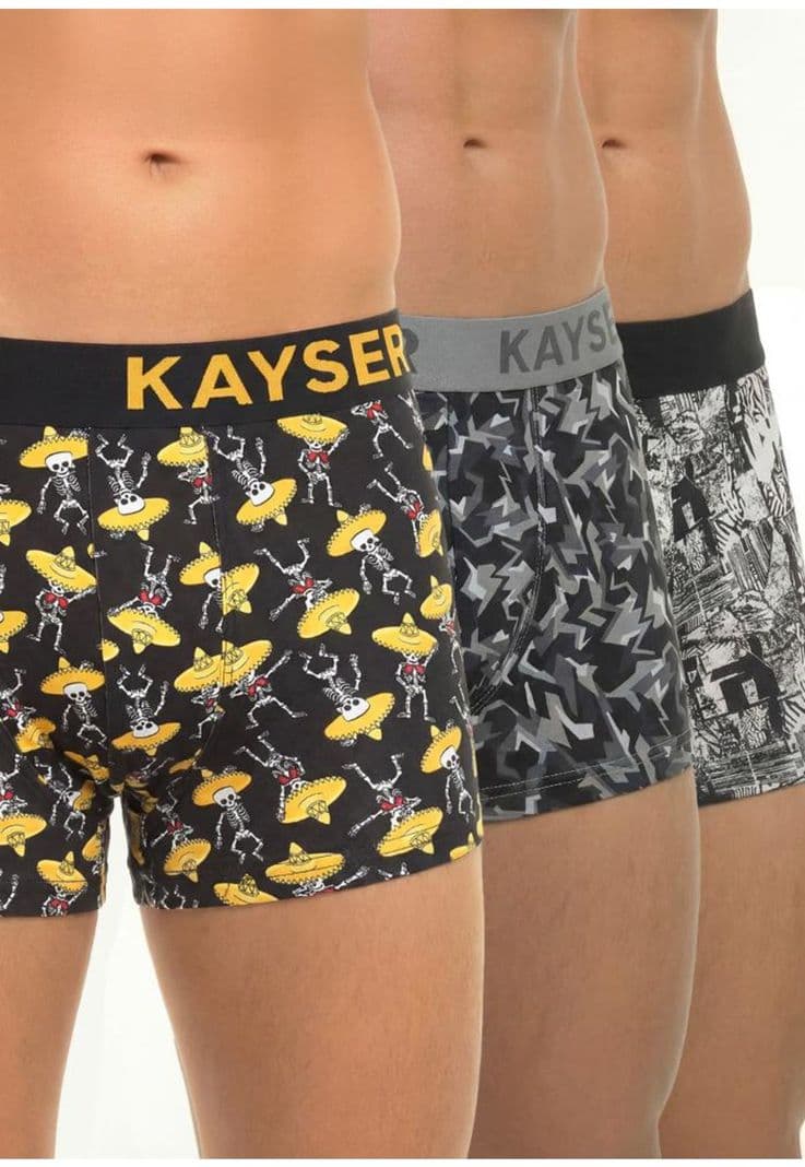 Pack 3 Boxer Algodon P393.273-AMA Amarillo XXL