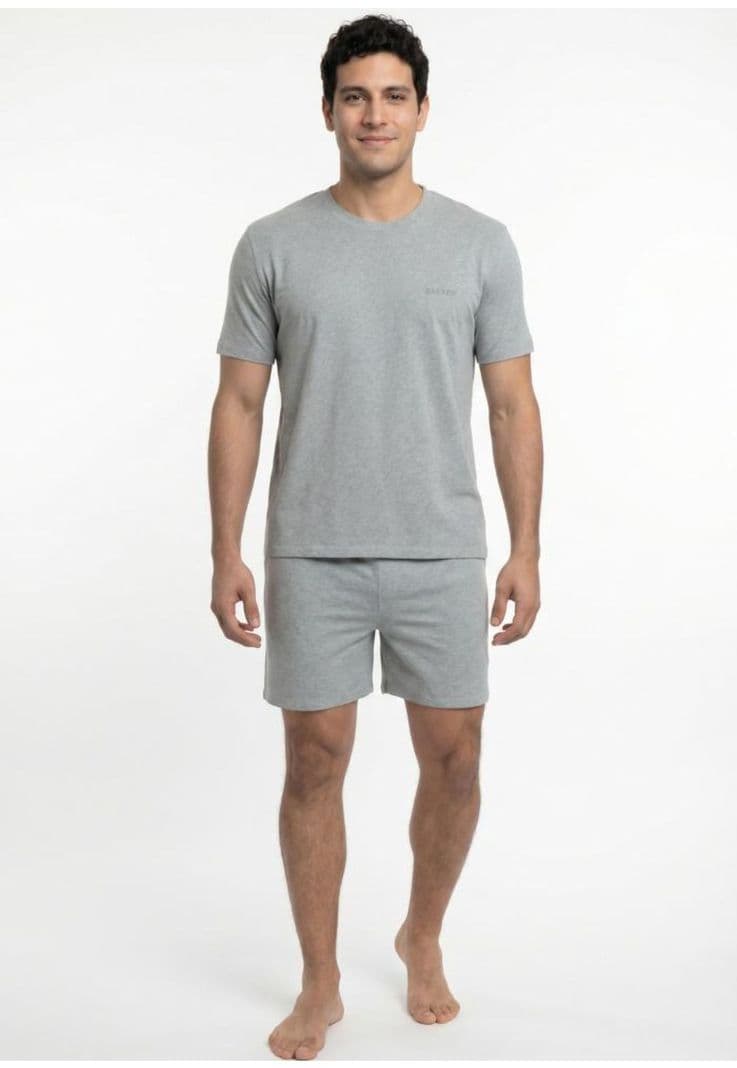 Pijama Hombre Verano 2 piezas Algodon Kayser 7701143-GRI Gris S