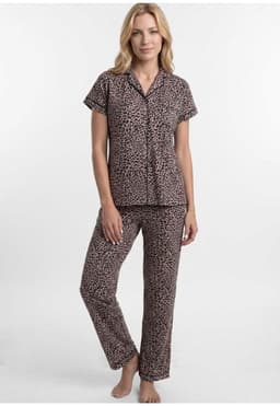 Pijama largo Abotonado Super Soft Mujer Kayser 70.1142M-ANIM S