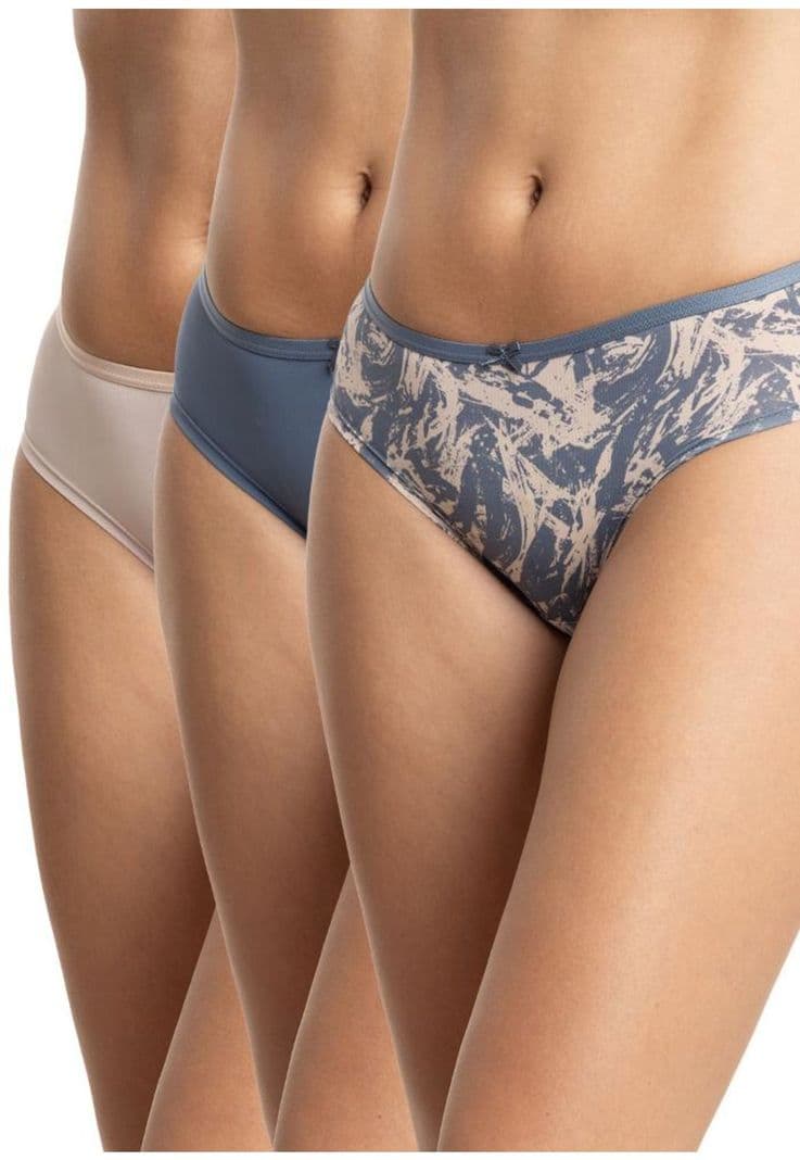 Pack 3 Pantaletas Mujer Kayser Azul L