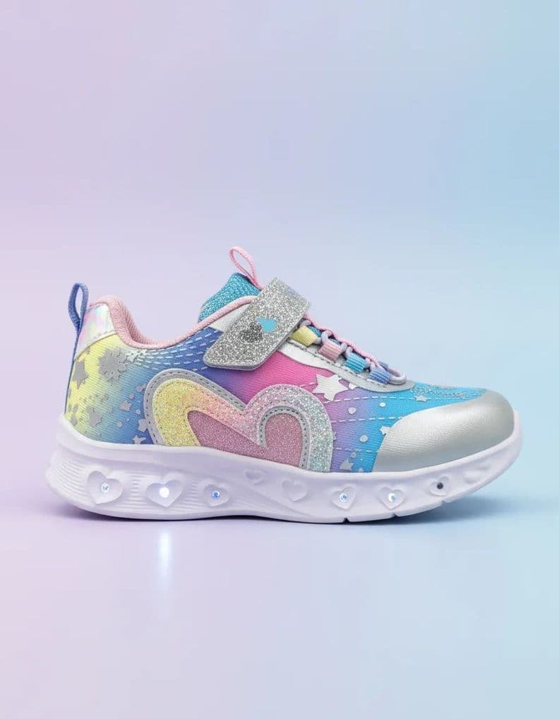Zapatillas Con Luces Nina Verazzi Rosado 28