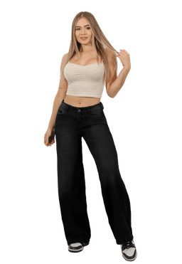 JEANS MUJER RECTO JE4012N Negro 42