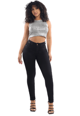 JEANS MUJER PITILLO JE4025N Negro 38