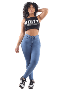 JEANS MUJER PITILLO JE4025C Celeste 46