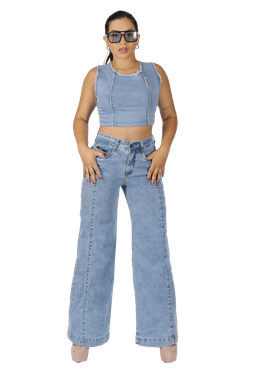 JEANS MUJER JE4203C Celeste 42