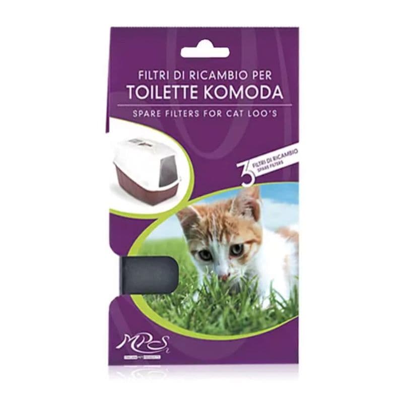 Filtro Carbon para bandeja Sanitaria Komoda Gato MPS