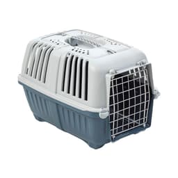 Jaula Transporte Mascotas Pratiko Metal 3 Azul Opaco MPS