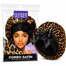 Gorro Satin Antifrizz Con Estampado 42x42 Cm