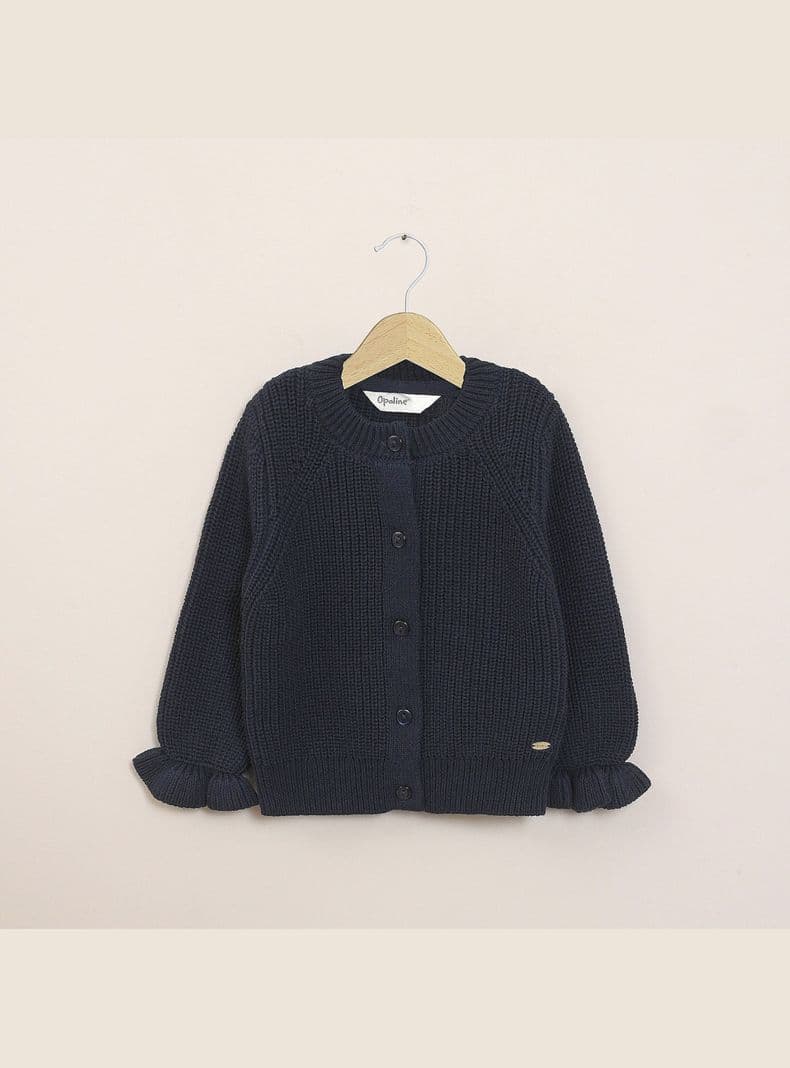 Chaleco Infant Nina Azul Marino 9 A 12 Meses