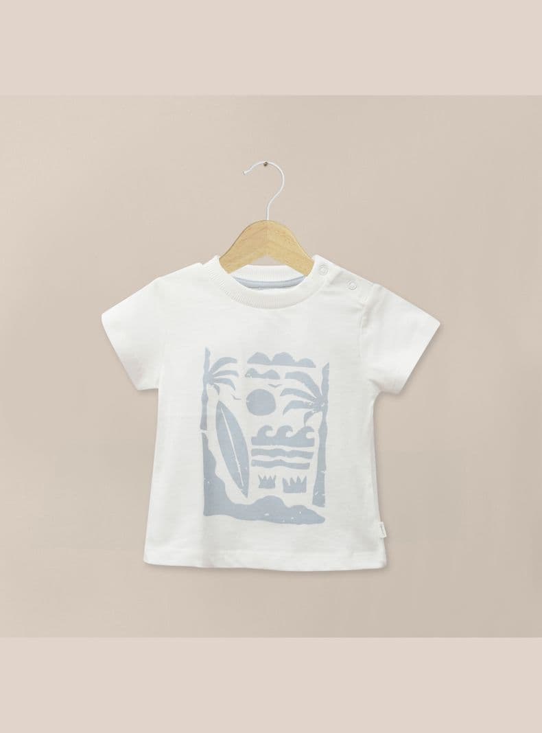 Polera Blanca Infant Nino Blanco 6 meses