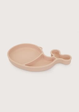 Plato ballena rosado Opaline