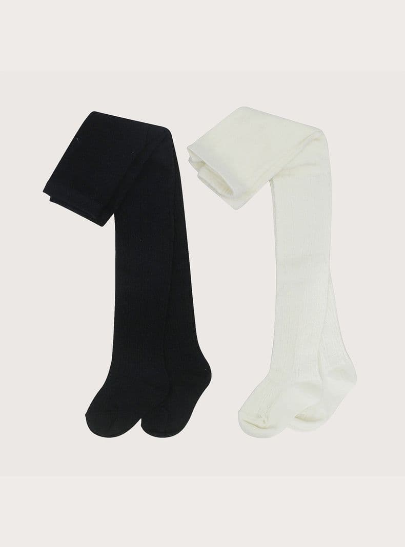 Pack De 2 Panties Blanca Y Negra Negro 6 A 9 Meses