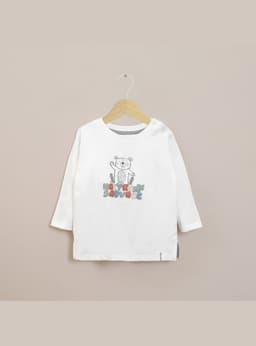 Polera Infant Nino Blanca Blanco 3 Anos