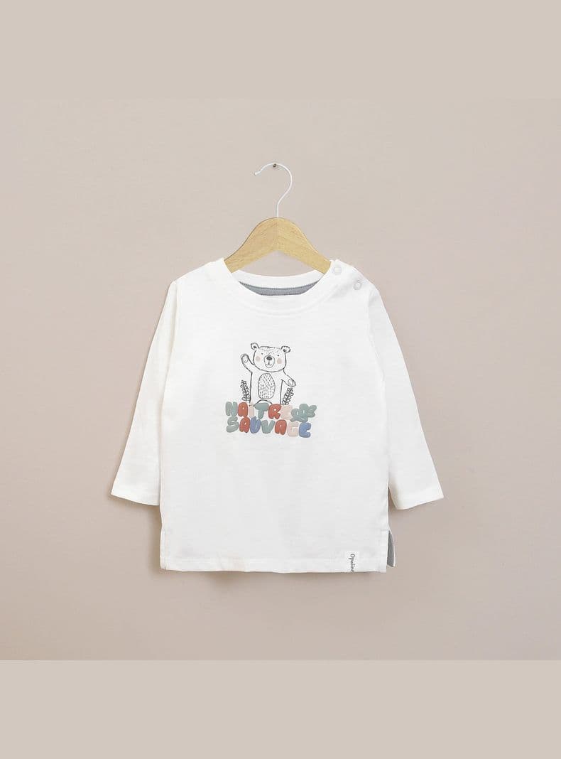 Polera Infant Nino Blanca Blanco 3 Anos