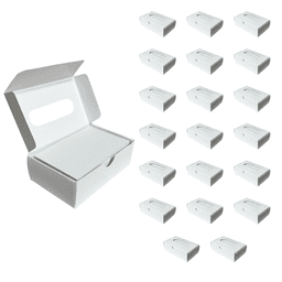 Caja Para Tarjetas De Visitas Presentacion 20 Cajas Blanco