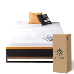 Colchon Zinus King 180x200x30cm Regula Temperatura Blanco