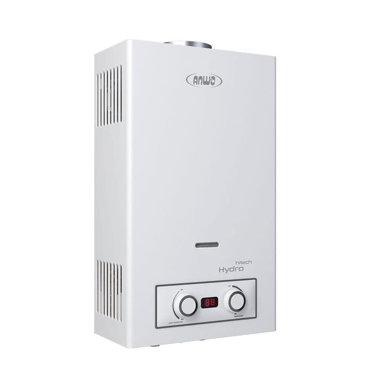 Calefon Anwo 8 Litros Gas Licuado Tiro Natural Hitech Hydro 16 VAN8LTS-TN LPG