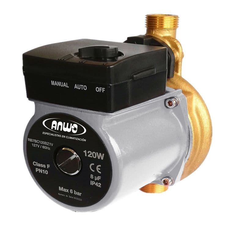 Bomba Presurizadora Anwo para calefones BBAPRESANWO-9/26 Gris