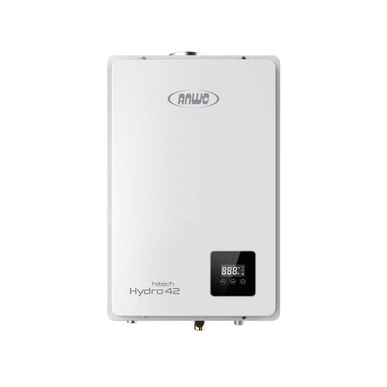Calefon Anwo Tiro Forzado 24 Litros Gas Natural Modulante Hitech Hydro 42 VAN24LTS NG-N Blanco