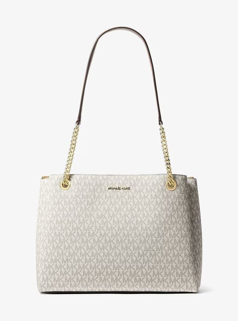 Cartera Michael Kors Tote Soho Signature Logo Beige