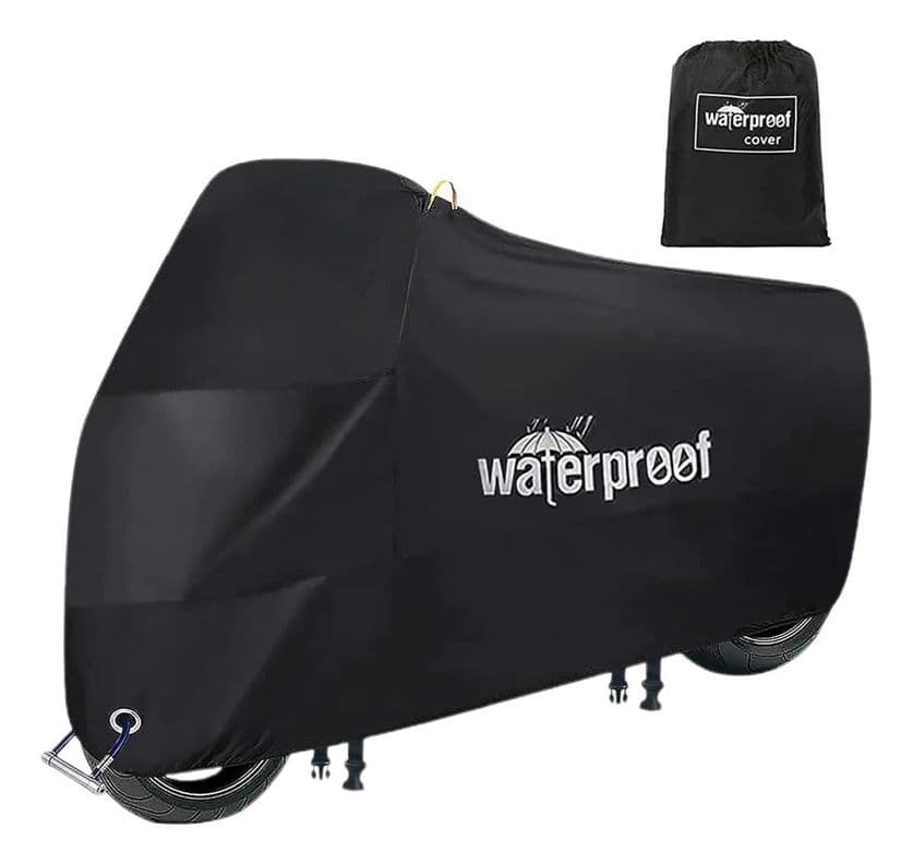 Carpa Cobertor Funda Para Bicicleta Impermeable 110x200 Negro