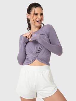 Polera Mujer Modal Aloe Morada Morado M