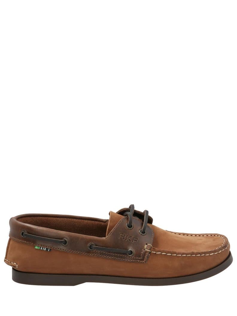 Zapato Cuero Hombre Boat Chocolate Cafe 41