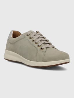Zapatilla Cuero Mujer Spinal Laceup Gris 35