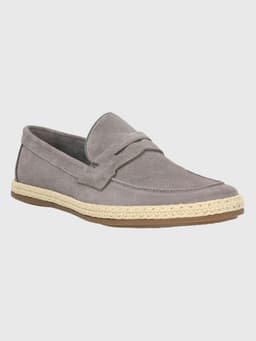 Mocasin Cuero Gris Hombre Montella 39