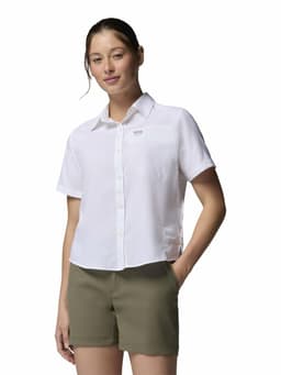 Blusa Recycled Mujer Silver Rid Utility Blanco XL