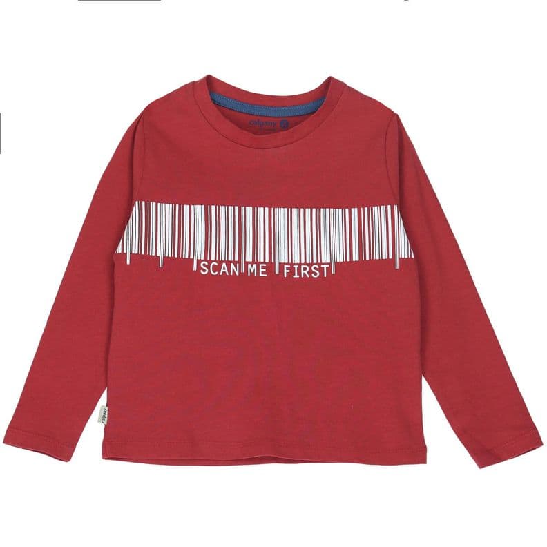 Polera Nino Scan Rojo 10