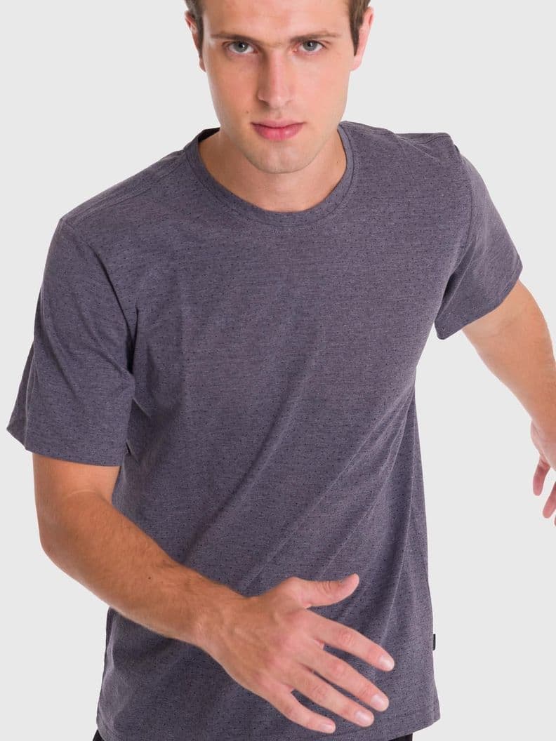 Polera Hombre Crew Neck Ii Gris Gris Oscuro M