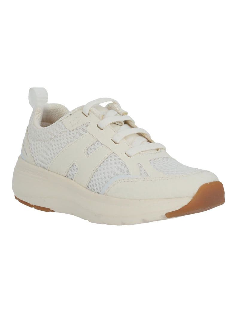 Zapatilla Nina Runna Beige Blanco 33