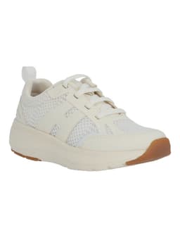 Zapatilla Nina Runna Beige Blanco 30