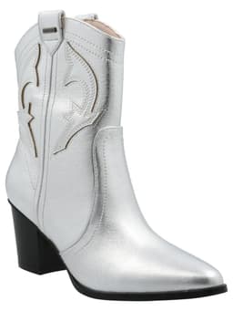Botin Betis Mujer Plateado Plateado Metalico 40