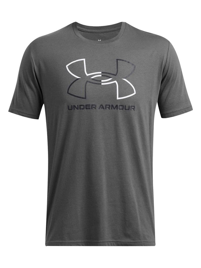 Polera Manga Corta Foundation Hombre Gris S