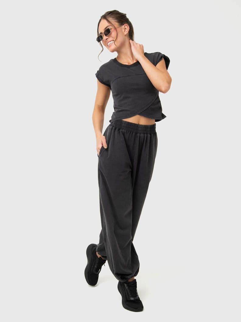 Pantalon Mujer Soho Gris Gris Oscuro M
