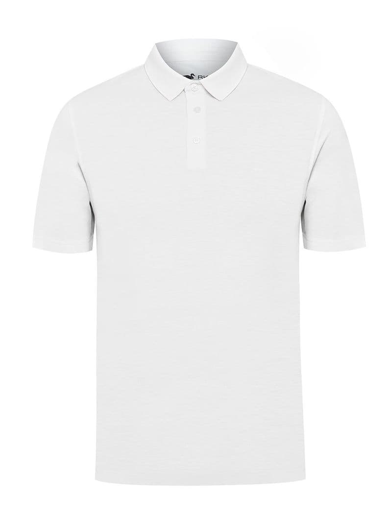 Polera Algodon Organico Hombre Padua Blanco S