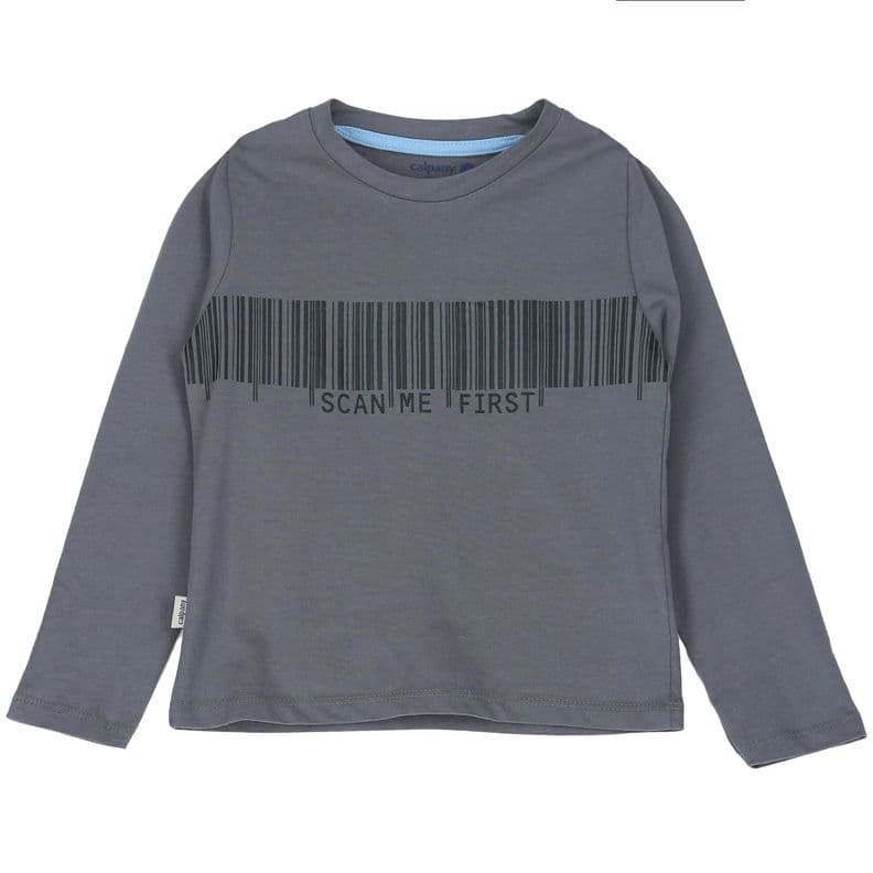 Polera Nino Scan Gris 10