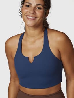 Peto Mujer Racerback Aloe Azul Azul Marino XS