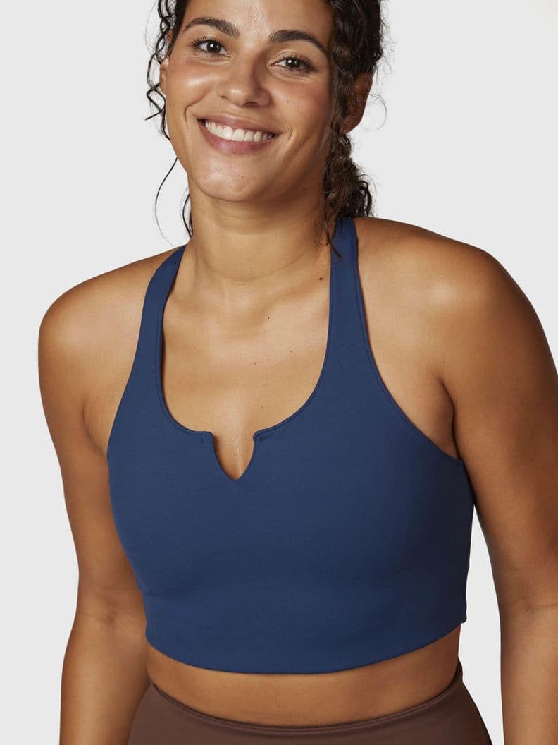 Peto Mujer Racerback Aloe Azul Azul Marino XS