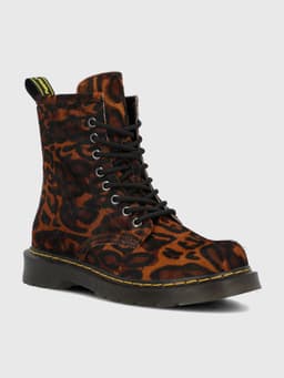 Botin Cuero Mujer Emili Multicolor Cafe 35