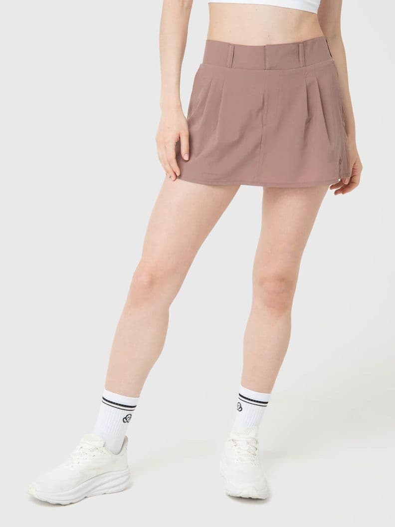 Falda Mujer Court Cafe Claro Canela XS