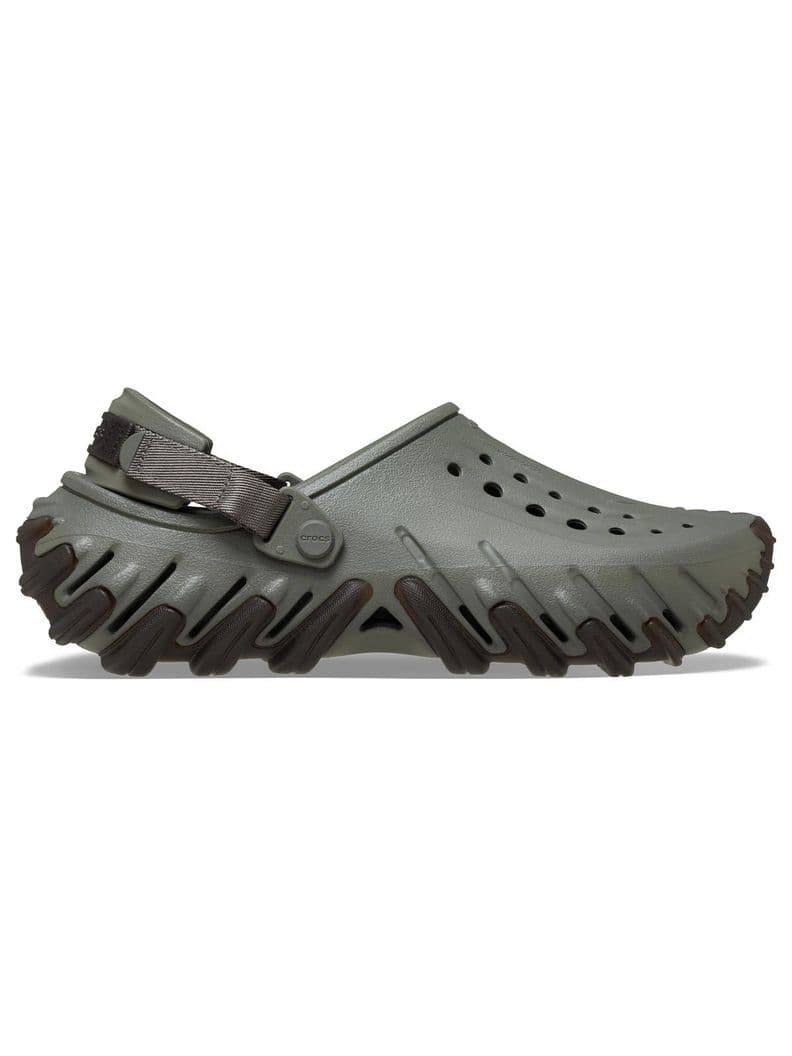 Zueco Unisex Echo Gum Ro Clog Gris Oscuro Crocs 37
