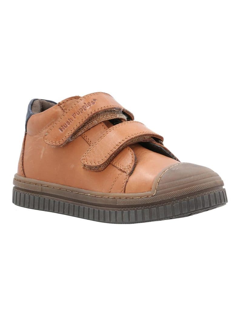 Zapatilla Cuero Waco Vl Nino Cafe Camel 29