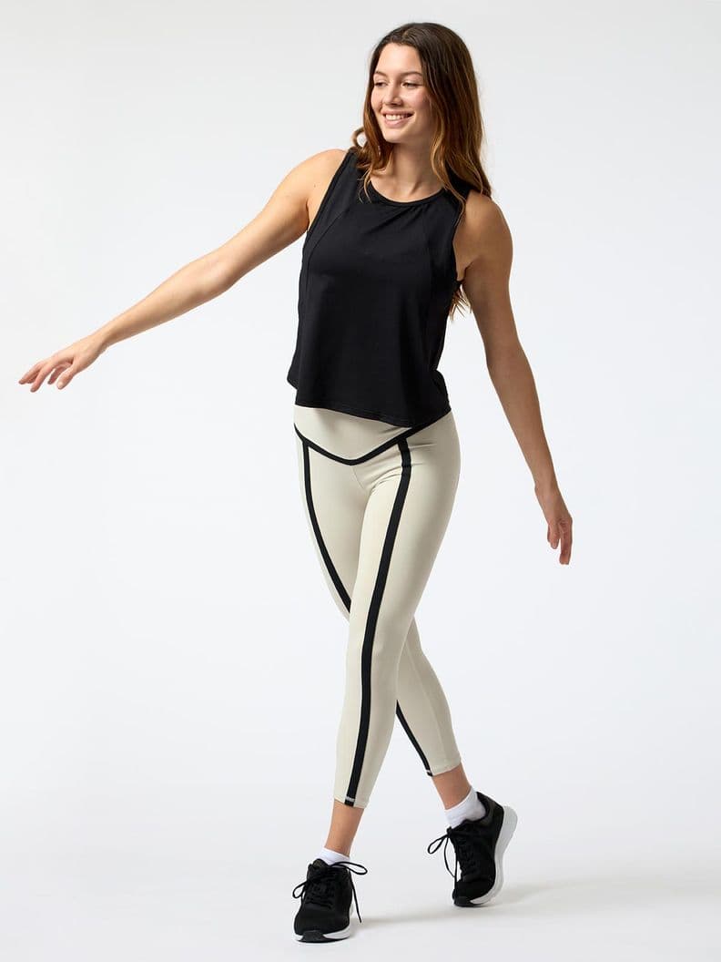 Polera Vest Zia Rec Negra Mujer Negro XL