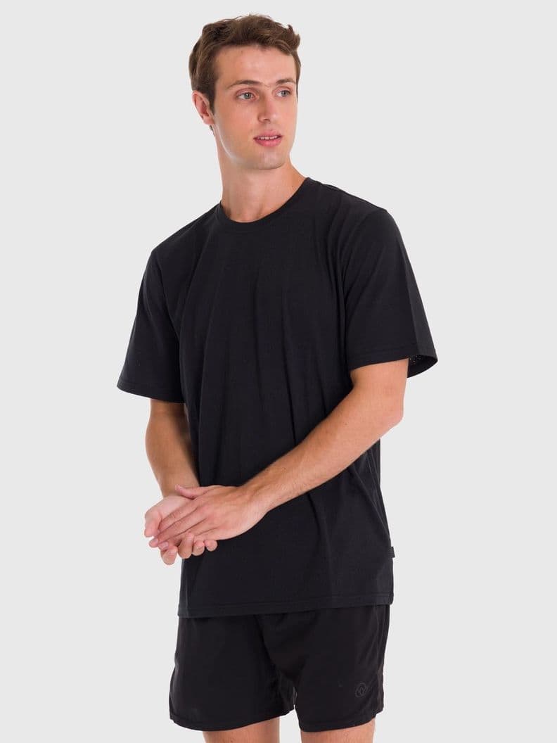 Polera Hombre Crew Neck Ii Negra Negro S